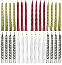 Twisted spiral candles - twisted,