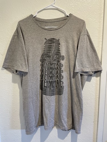 Doctor who mens large gray - doctor,