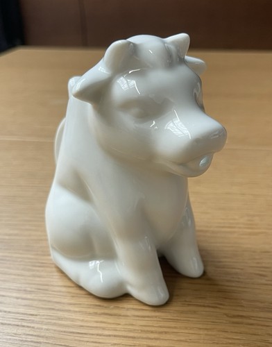 White cow milk cream jug - cow,