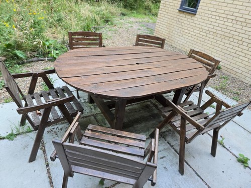 Wooden patio set seater - wooden,