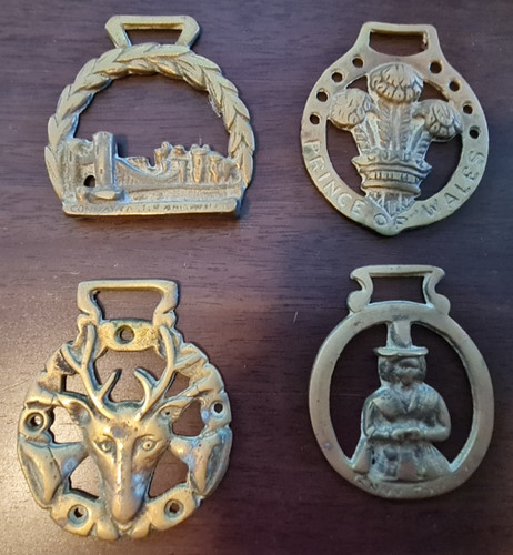 Horse brasses brass - horse,