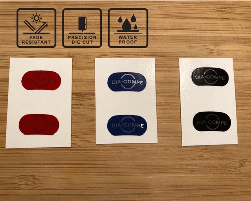 Dia compe brake caliper decals - brake,