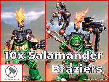10x Fire Flame Brazier