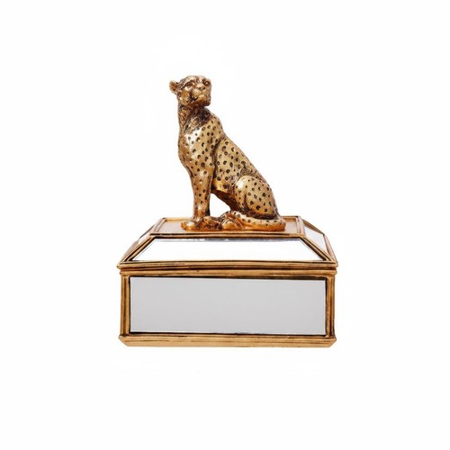 Gold leopard jewelry - gold,