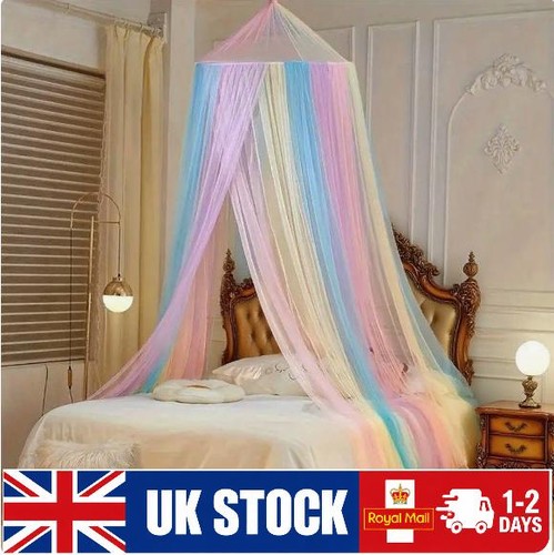 Rainbow princess bed - rainbow, canopy