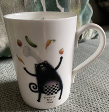 Portmeirion Studio Rob Scotten Splat the Cat Tossing The Salad Mug