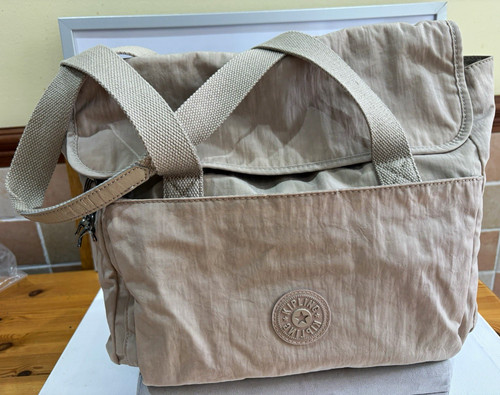 Kipling large beige - kipling, nylon