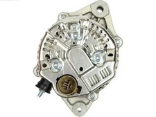 Alternator with belt pulley