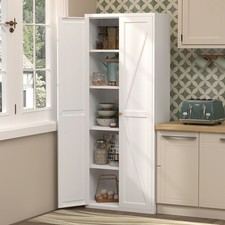 71" Tall Metal Kitchen Pantry