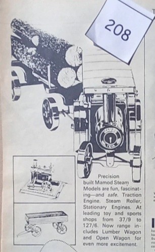 Mamod steam traction - steam,