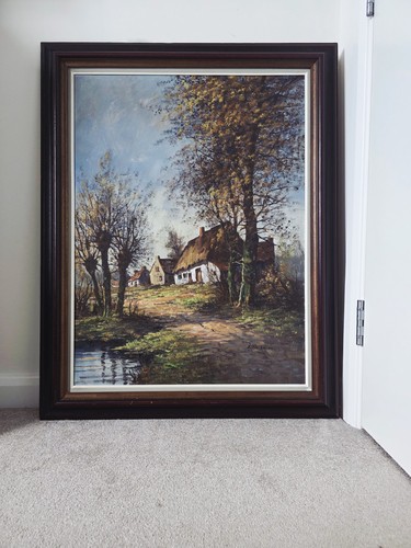 Vintage kroen large - a, oil
