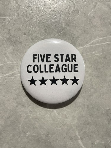 Five star colleague badge - five,