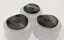 GREY TORTOISE SHELL BUTTONS x