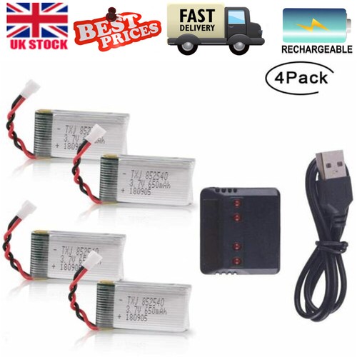 4pcs 650mah lipo - 4pcs, 3.7v