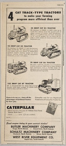 1956 print caterpillar - 1956,