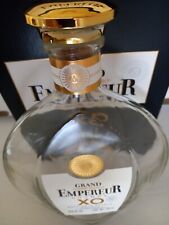 Grand Empereur Brandy XO Empty Bottle and Box, decanter, upcycle craft