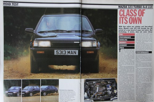 Original 1986 mazda 323 turbo - 323,