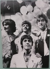 The Beatles Greeting / Note Card image circa 1967 All You Need Is Love