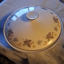 Vintage Vinewood Ridgway White Mist  Serving Dish with lid Tureen Floral Design