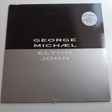 George Michael & Elton John / Don't Let The Sun Go Down 1991 12" VINYL + POSTER