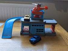 Green Toys Parking Garage Playset Helicopter & Cars Eco Toy Garage Preschool