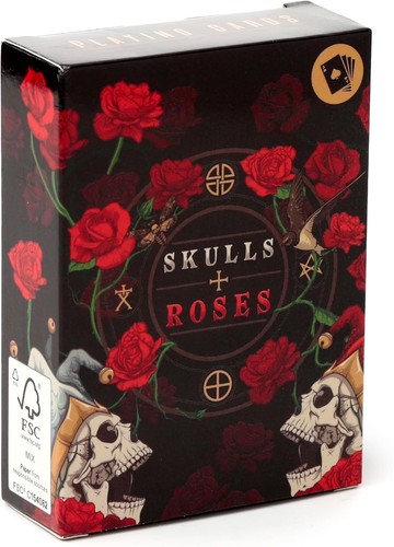 Skulls and roses - skulls, gothic