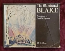 Vintage Book: THE ILLUMINATED BLAKE By Erdman 1975 Illustrated William Blake 
