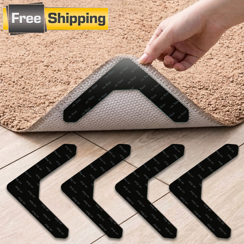 Rug grippers non - grippers, washable