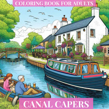 Canal capers colouring book - canal,