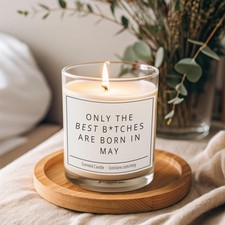 Funny May Birthday Candle