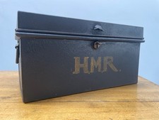 Vintage Metal Deed Box with
