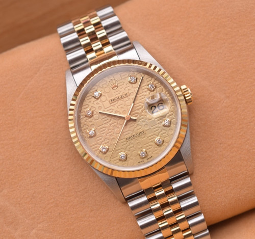 Rolex datejust diamond dial - 36,