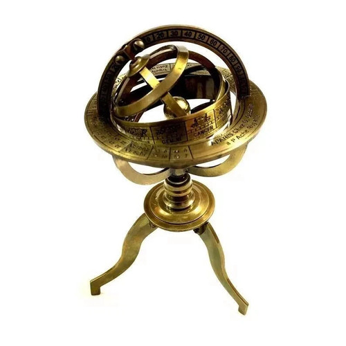 Vintage brass armillary - vintage,