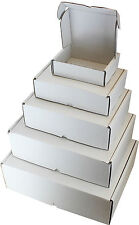WHITE BOXES C5 A5 C4 A4 C3 A3 SHIPPING PACKAGING CARDBOARD CARTON GIFT PARCEL