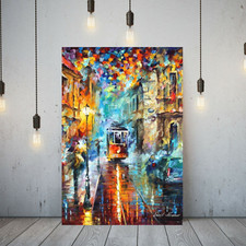 Leonid Afremov BLUE TROLLEY