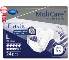 MoliCare Premium Elastic 9 Drops - Large - 3 Pack of 24