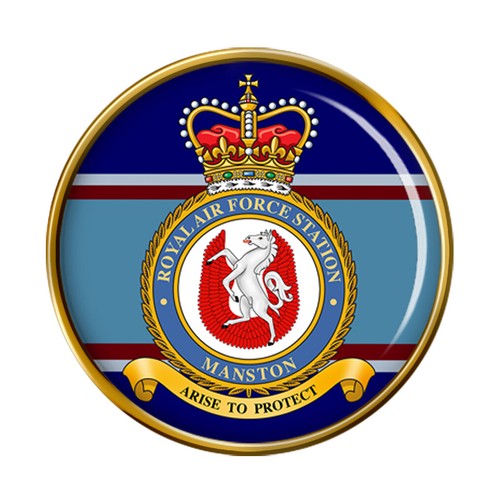 Raf station manston pin - station, badge