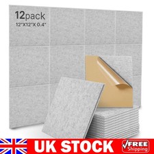 12x Acoustic Wall Panel Tiles