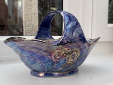 Arthur Wood Art Deco Ceramic Astoria Flower Basket - Used