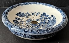 WEDGWOOD ''WILLOW'' PATTERN SOAP DISH IN PERFECT CONDITION, 1923