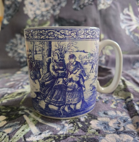 Spode vintage 1996 blue - vintage,