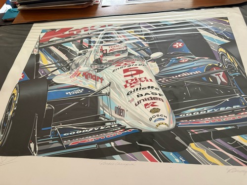Nigel mansell signed randy - mansell,