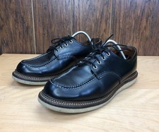 Red Wing Oxford Shoes VTG Size 11 D Moc Toe 8106 Classic Low Black Leather USA