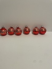 6 Vintage Glass Christmas
