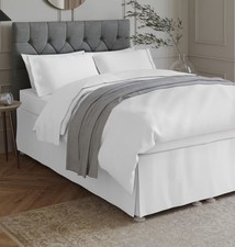 Single White deep valance