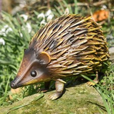 Autumnal Seasonal Decor - 'Henry' the Hedgehog Steel Garden Ornament
