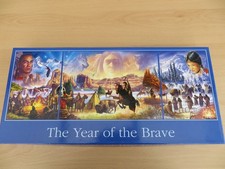 Jigsaw puzzle 1x1000 + 2x500 each The Year of the Brave Western Red Indian