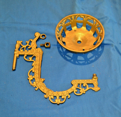 Vintage cast iron wall mount - cast,