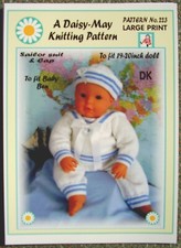 DOLLS KNITTING PATTERN **no