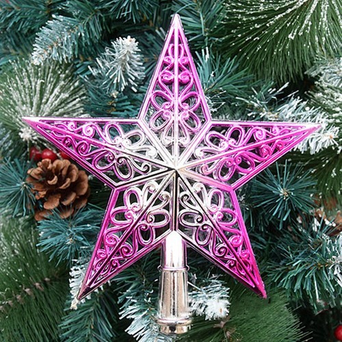 Xmas tree top - xmas, five-pointed